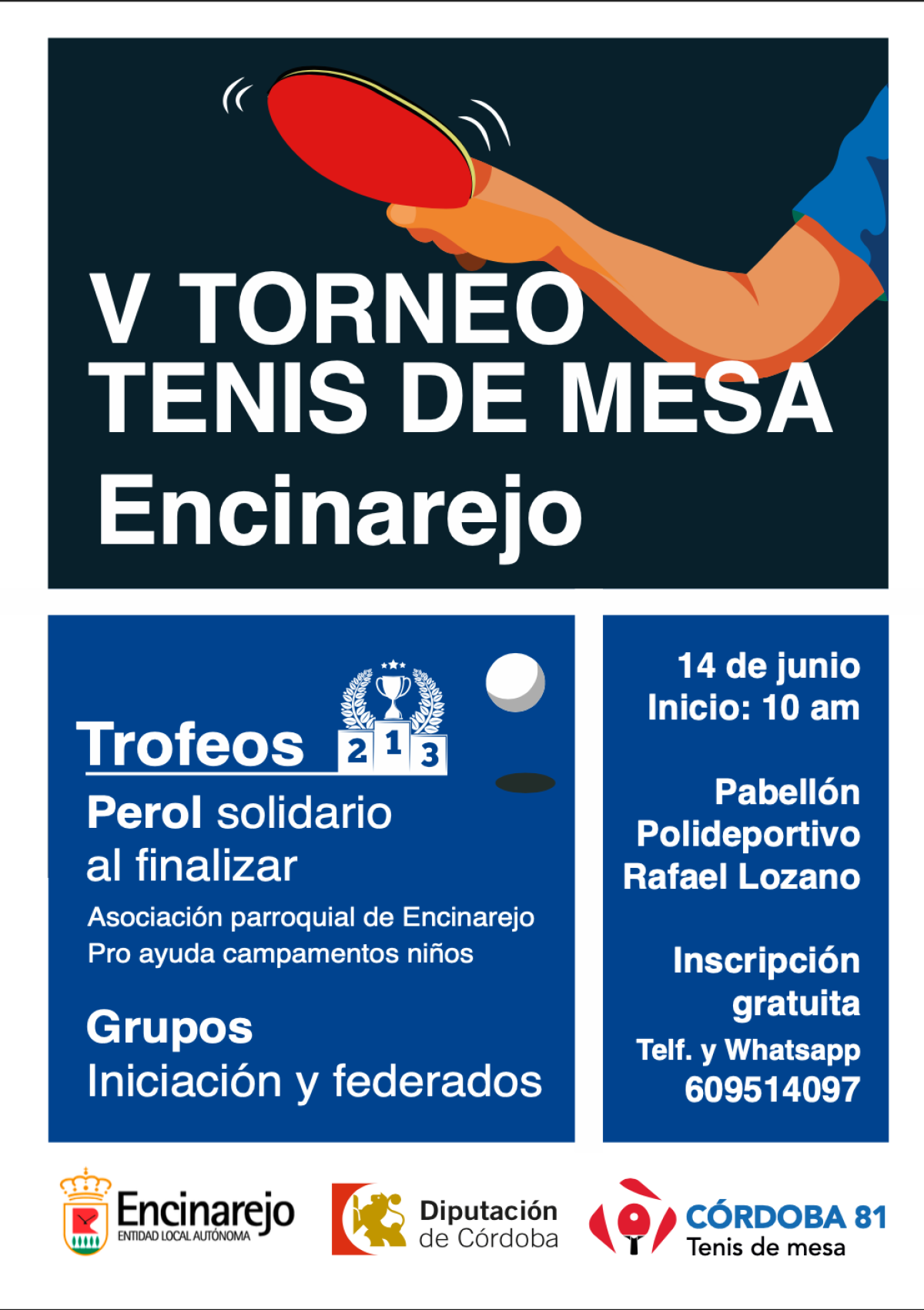 Cartel I Torneo de Encinarejo